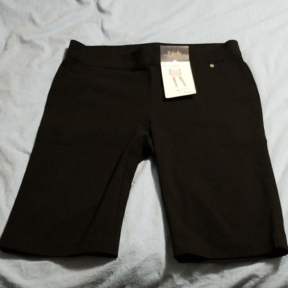 Brand New Rafaella Black Bermuda Shorts - Picture 1 of 2